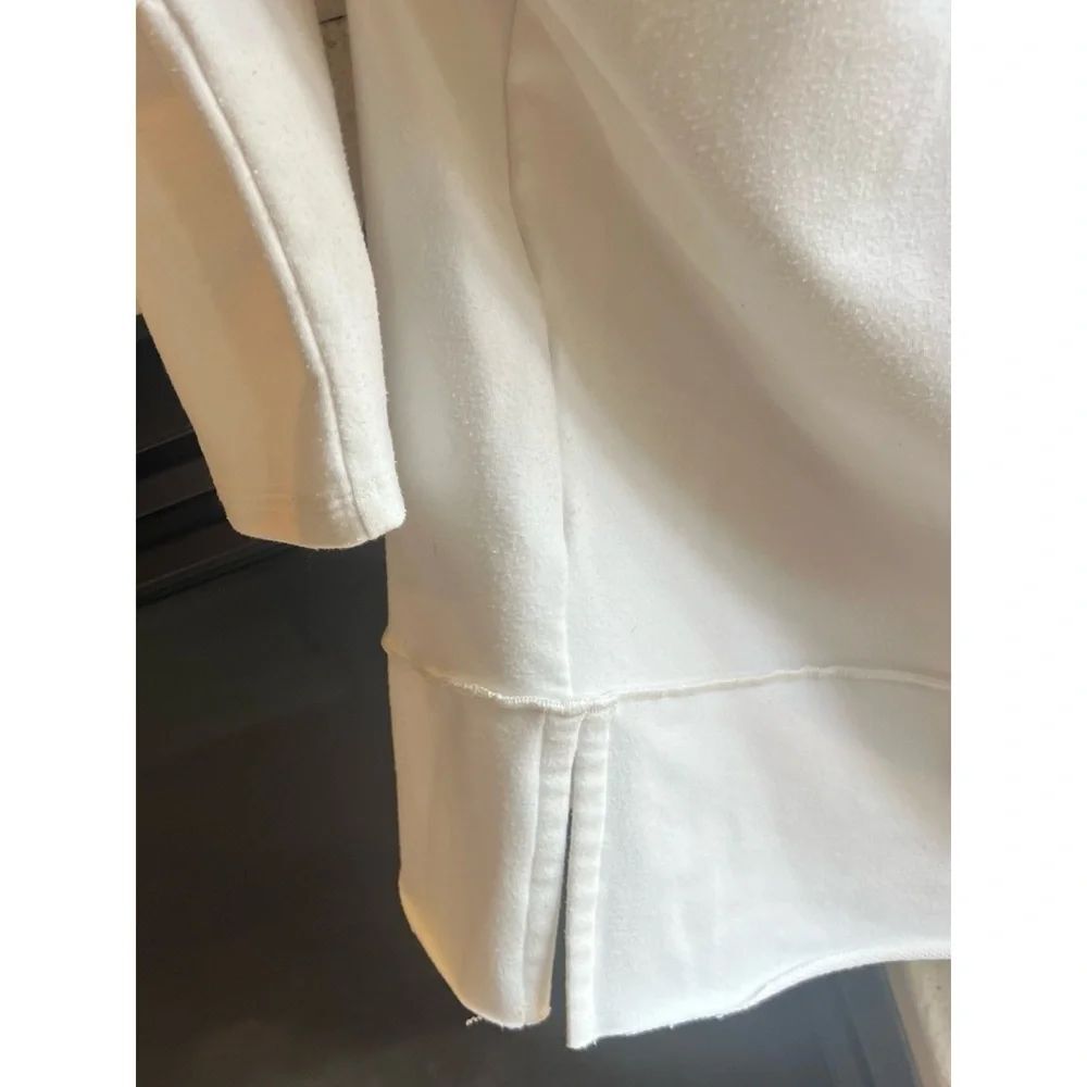 Spanx Women's White Dolman Pullover Sweater 3/4 Sleeve T-Shirt Size Large - Picture 10 of 12